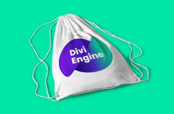 Bag1.jpg Divi Engine String Bag (Big Logo)